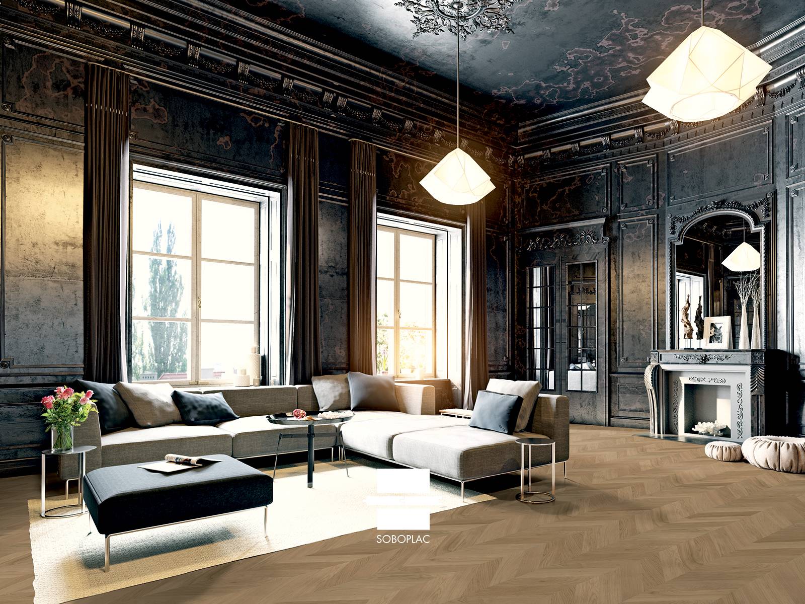 Point de Hongrie Haussmann Verni 45°