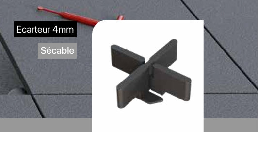 Ecarteur pour lambourde aluminium