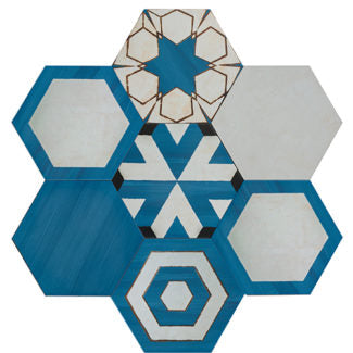 Hexagonal Berlin/Lisboa Estilker
