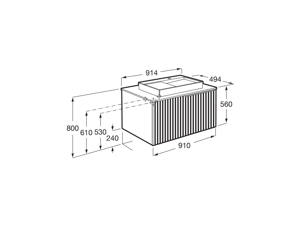 Pack meuble HORIZON ROCA