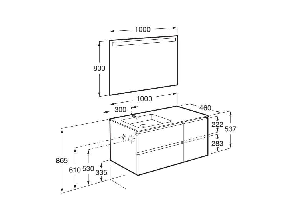 Pack meuble THE GAP Roca