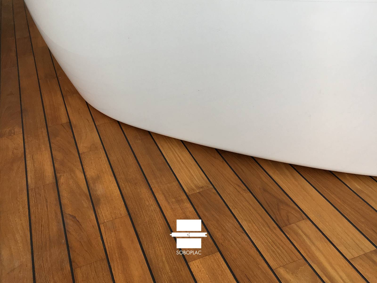 TECK CONTRECOLLE HUILE PONT DE BATEAU JOINT INTEGRE