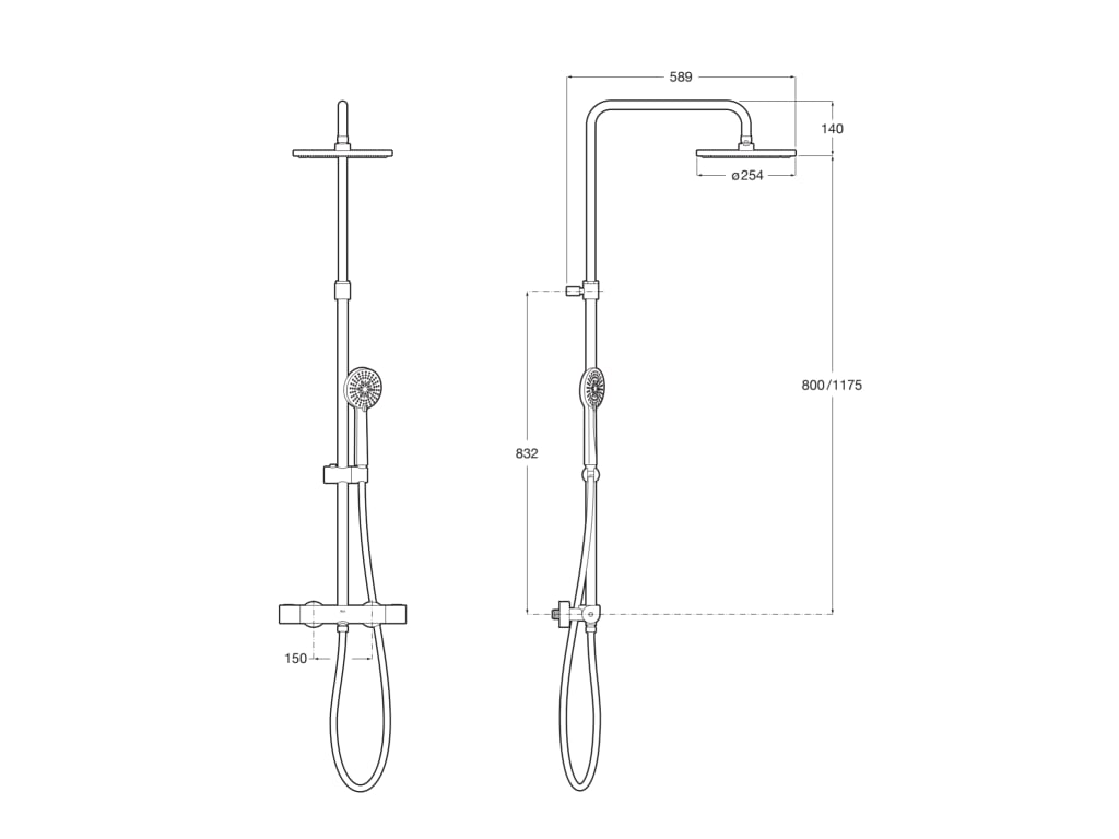 Colonne de douche EVEN-T ROUND Roca